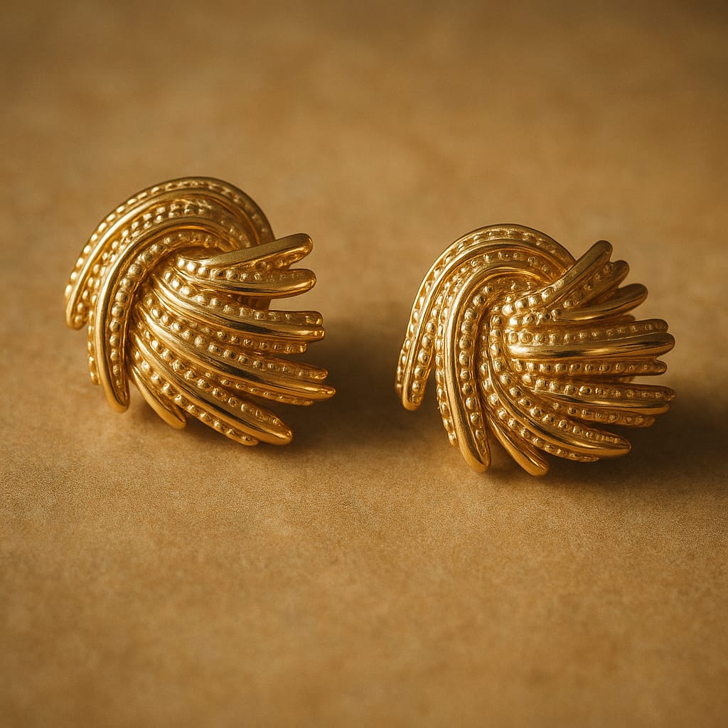 Swirl earings
