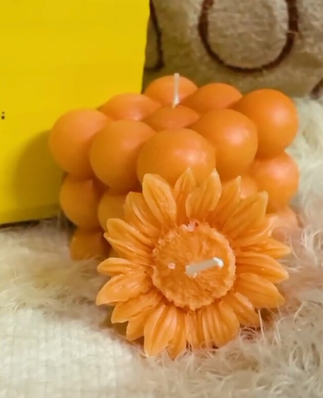 Amber Glow – Hand-Poured Scented Candle